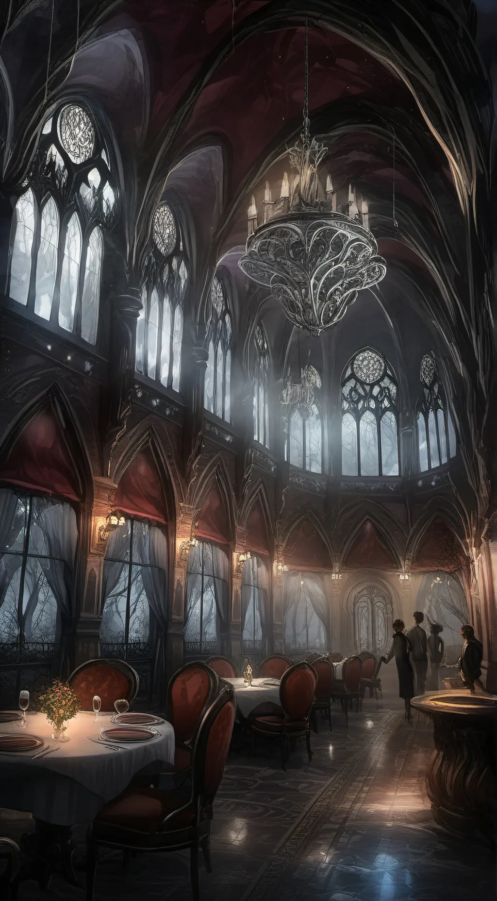 ai character: CH RESTAURANT background