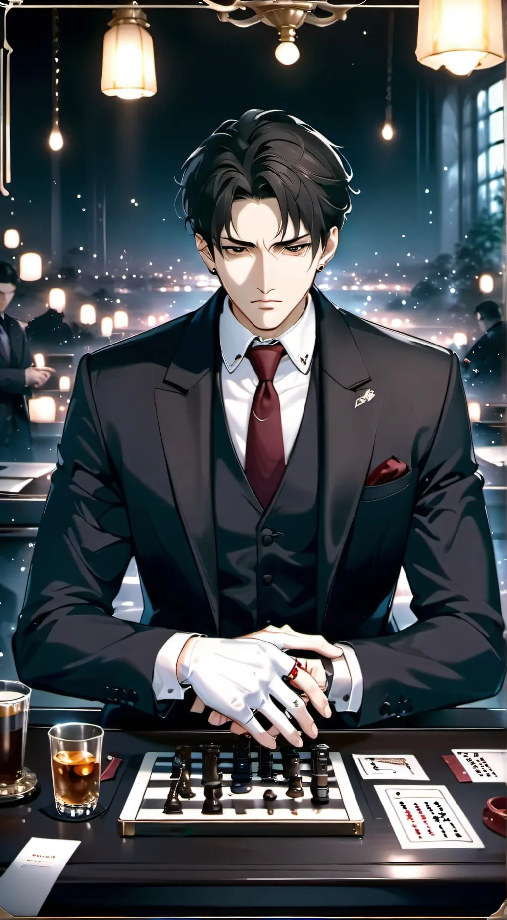 ai character: Levi ackerman background