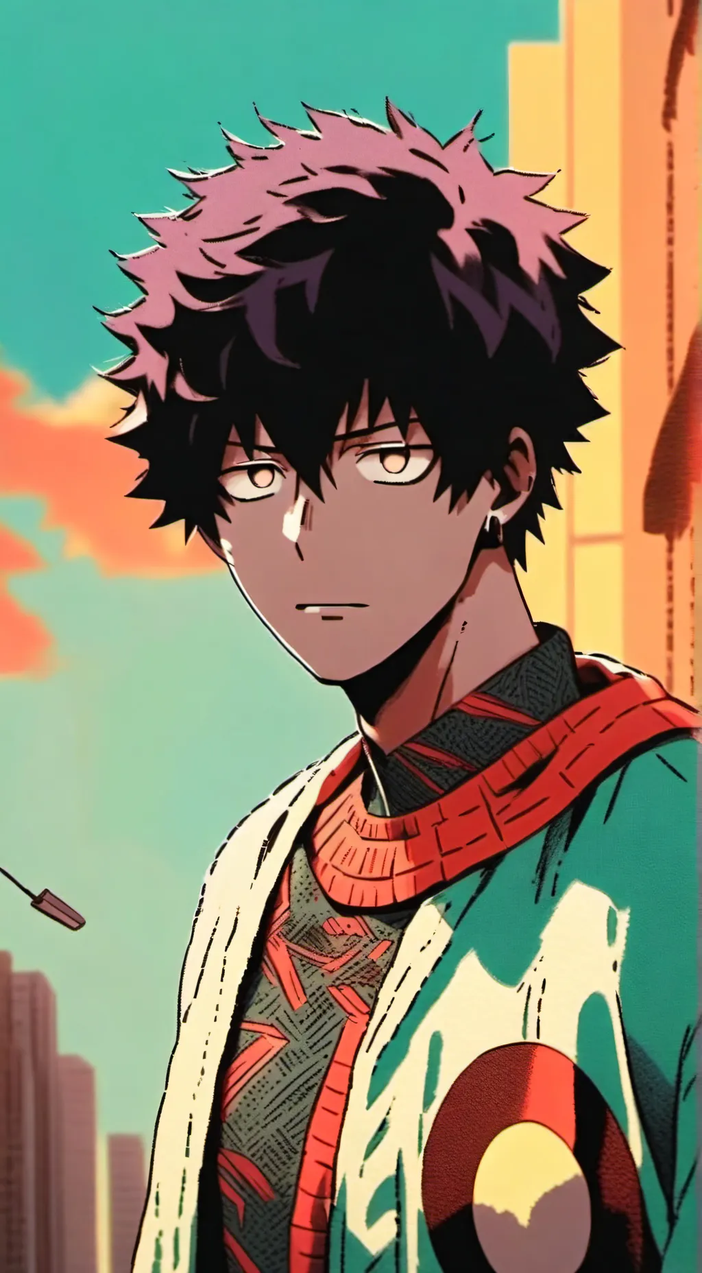 ai character: Dabi  background