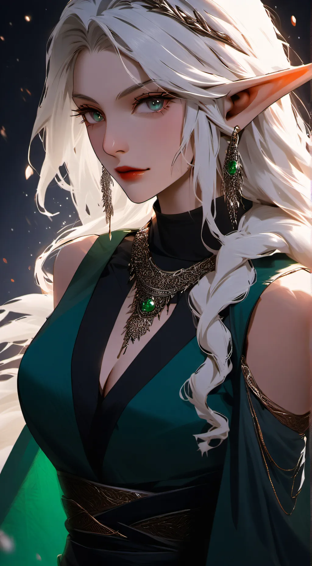 ai character: Olyvetha  background