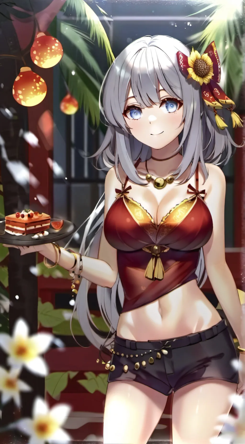 ai character: mha Beach  background