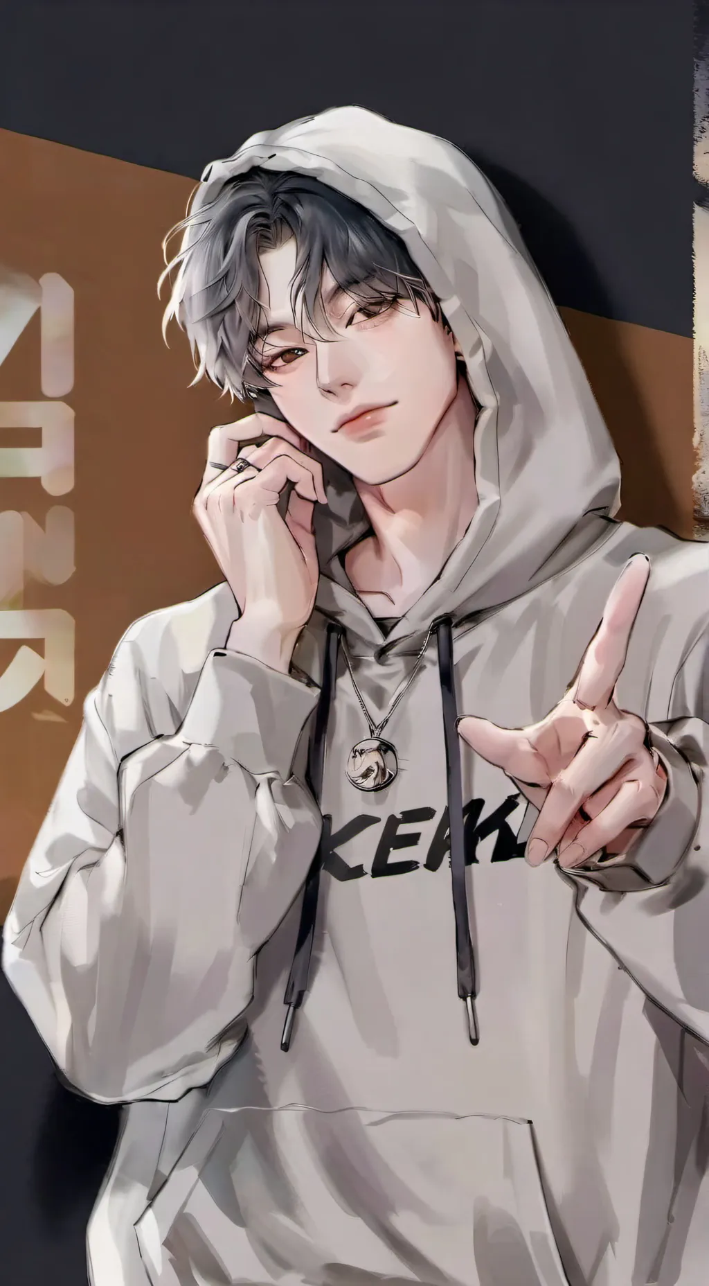 ai character: 𝐌𝐢𝐤𝐞⭑ background