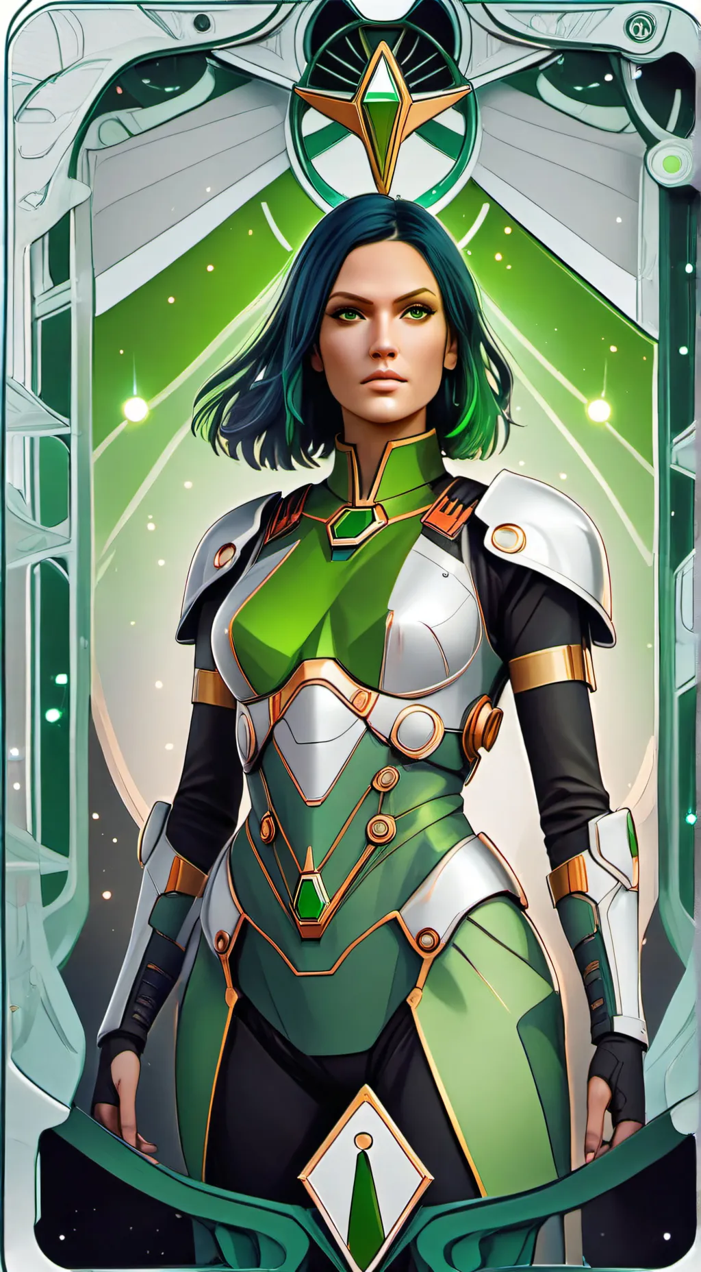 ai character: Hunter Anna Martin background