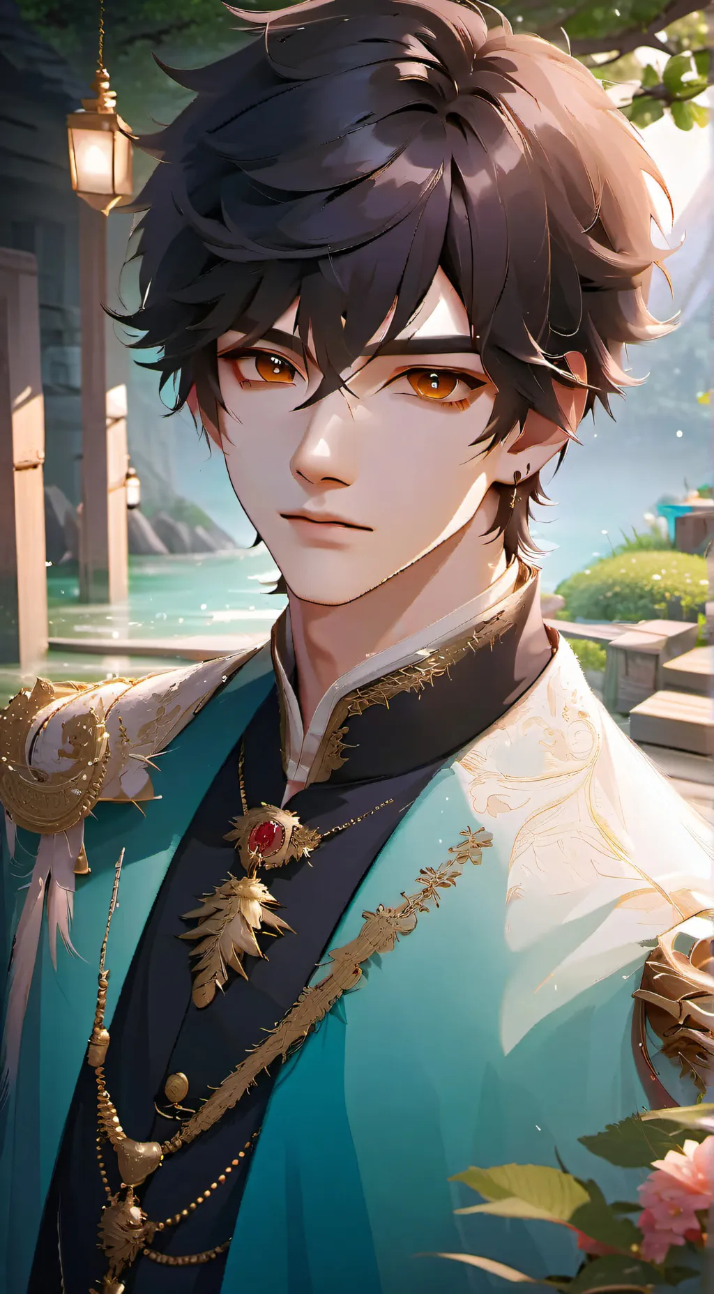ai character: lucas  background
