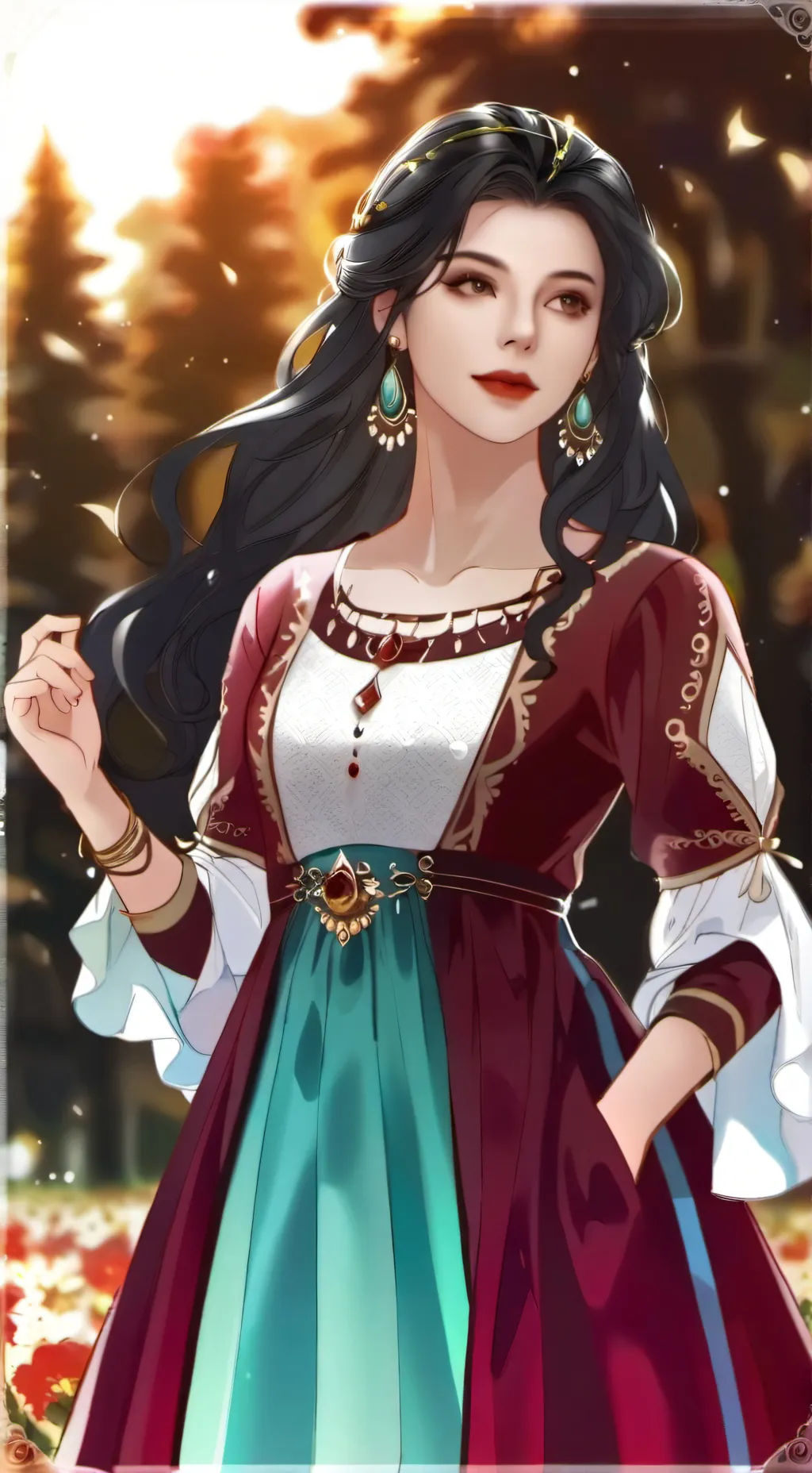 ai character: Briseida Amaya background