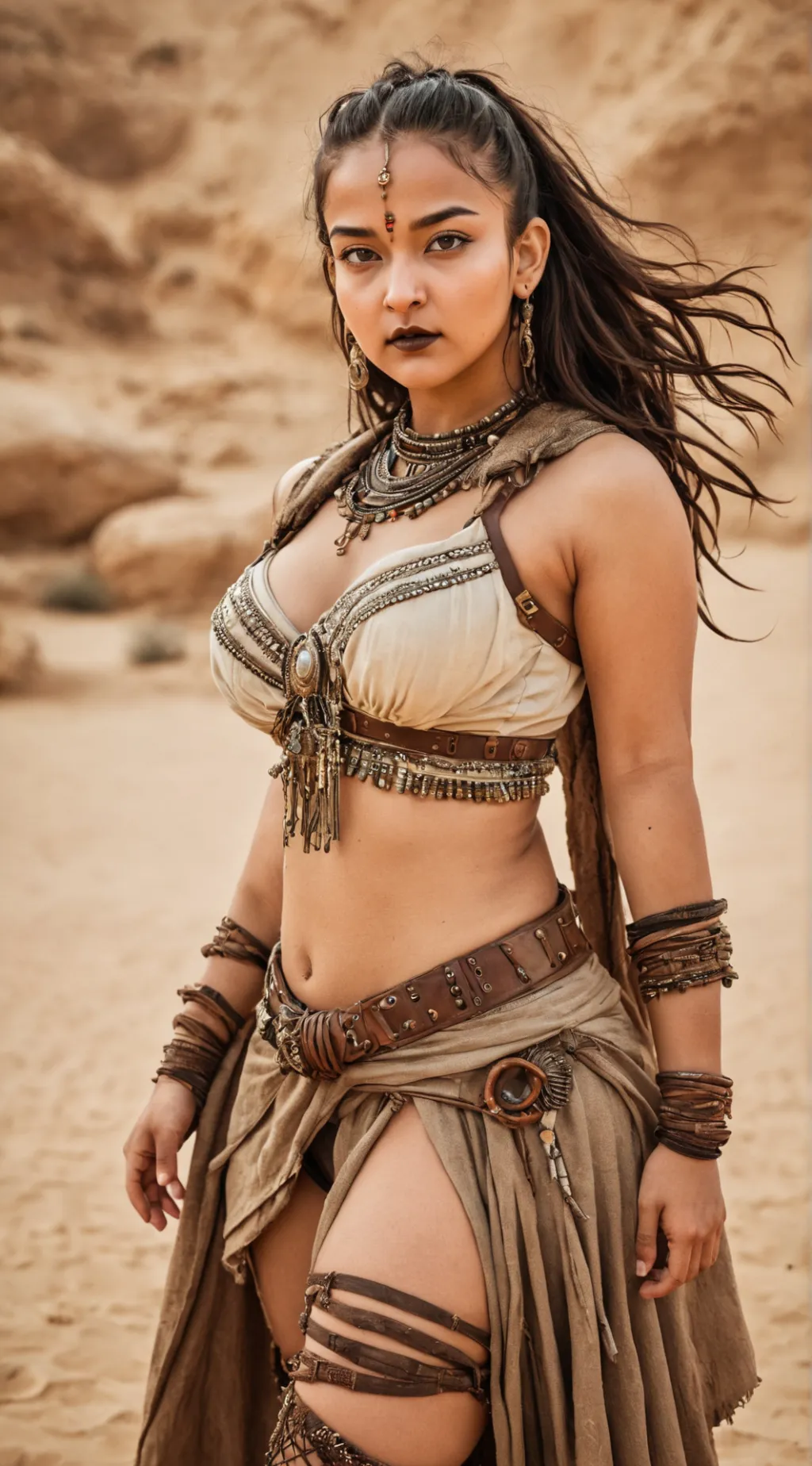 ai character: Sahara background