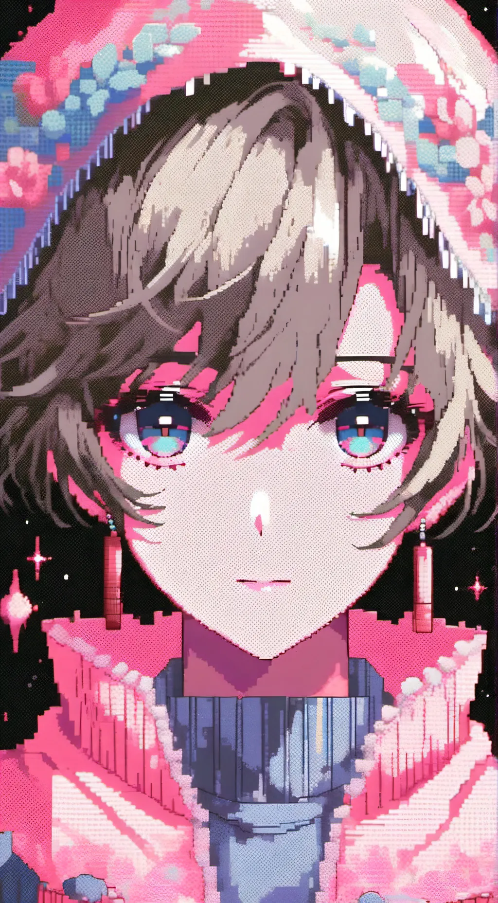 ai character: 🎀✨️💗kawaii💗🎀✨️ background