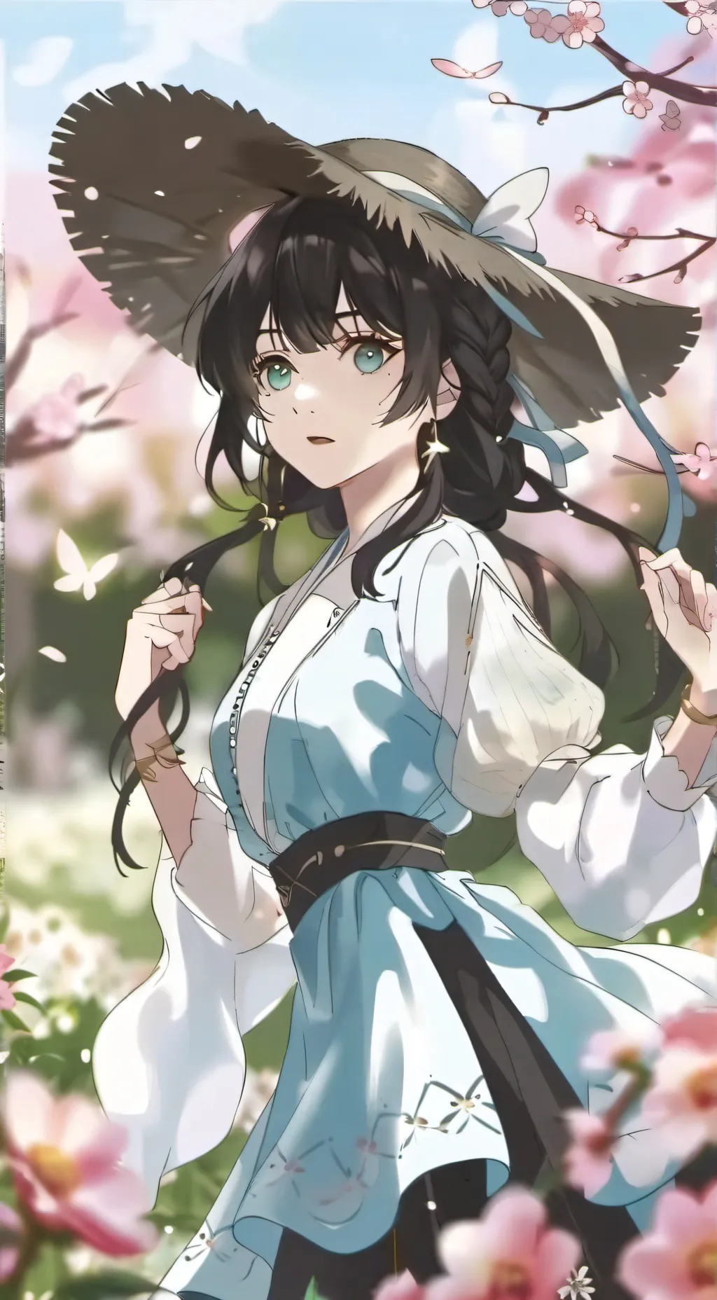 ai character: 🌌🌳~°bosque°~🌳🌌 background