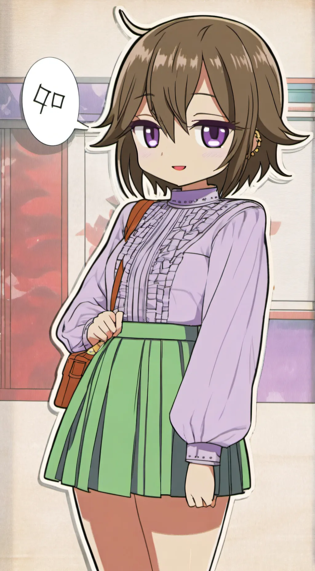 ai character: Luna background