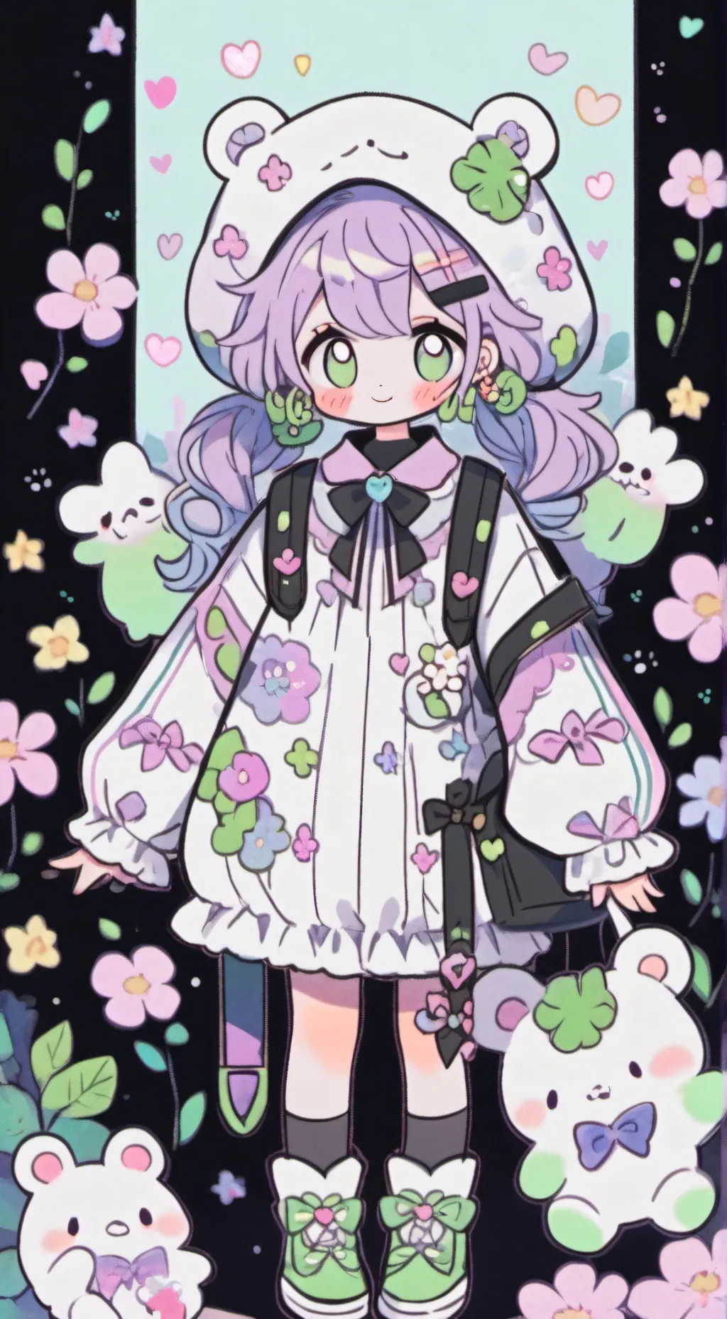ai character: A friend group background