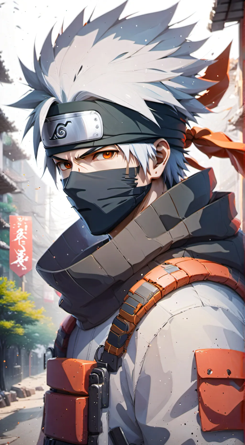 ai character: kakashi background