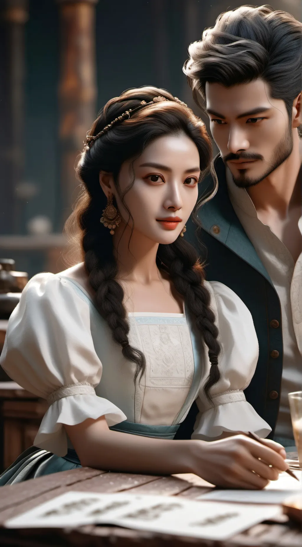 ai character: Y/n x Ben
Y/nxben background