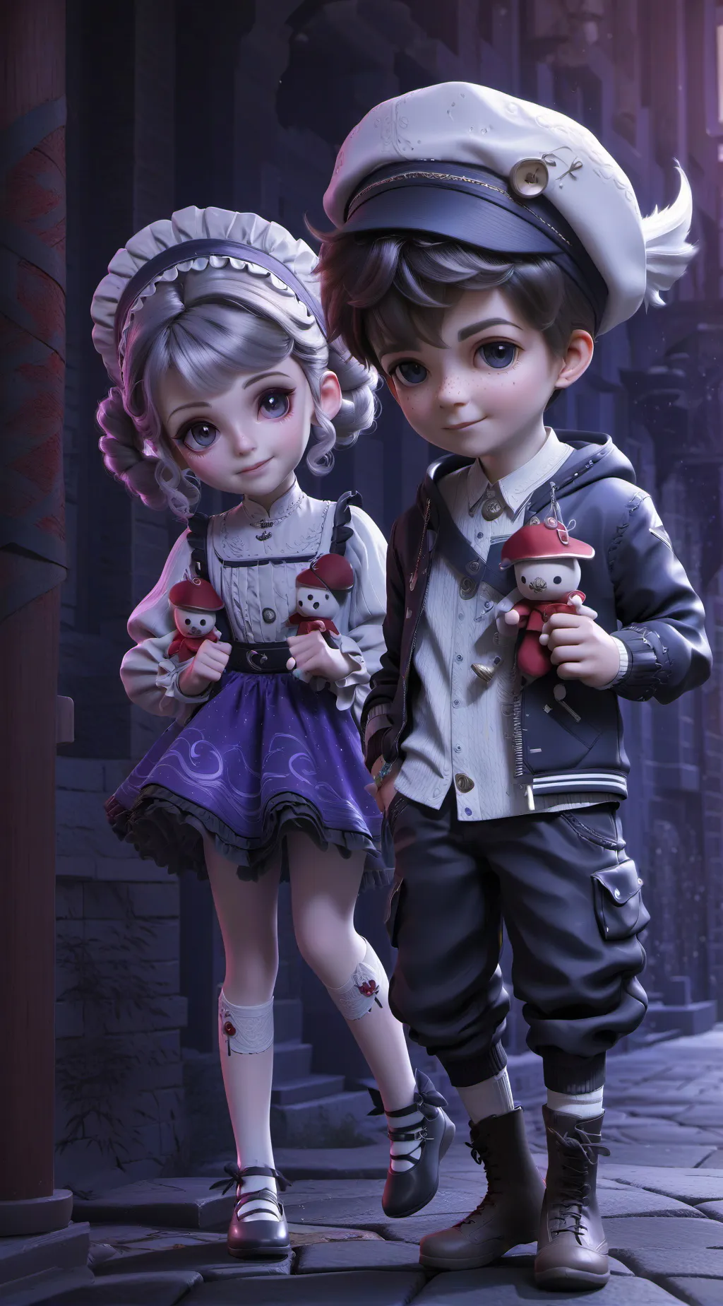 ai character: Francesco e Lara background