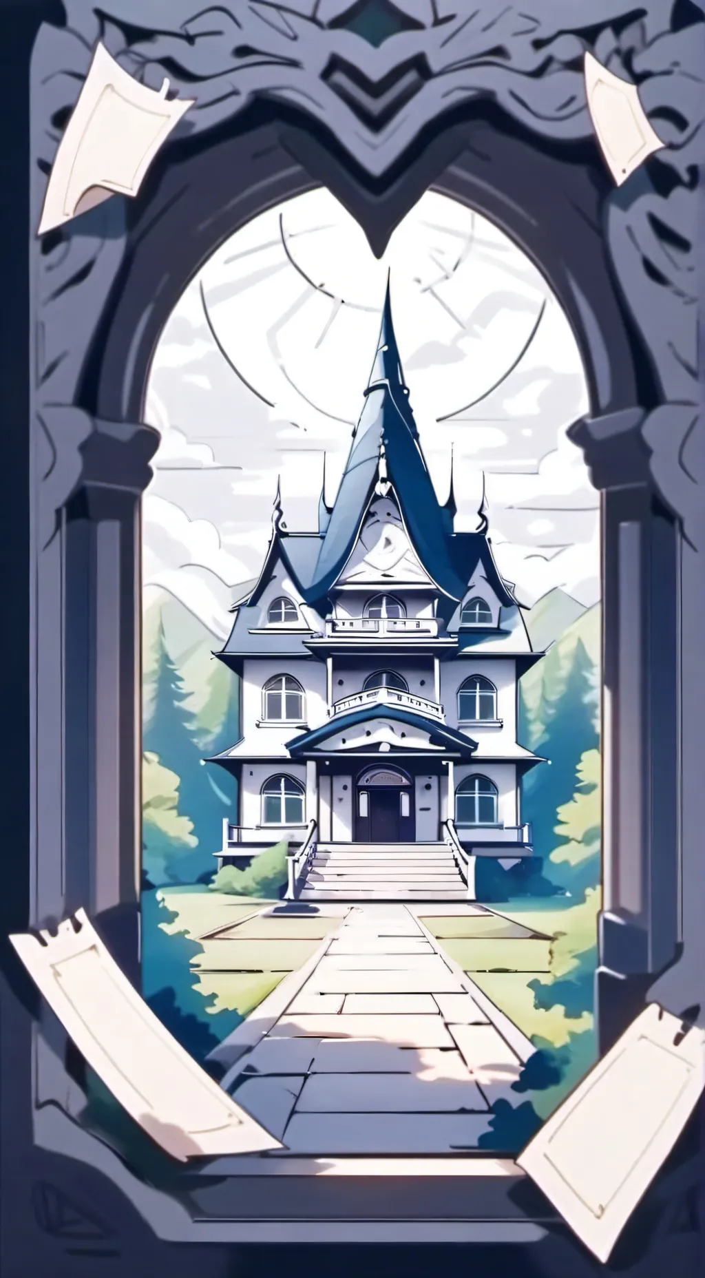 ai character: Orphanage  background