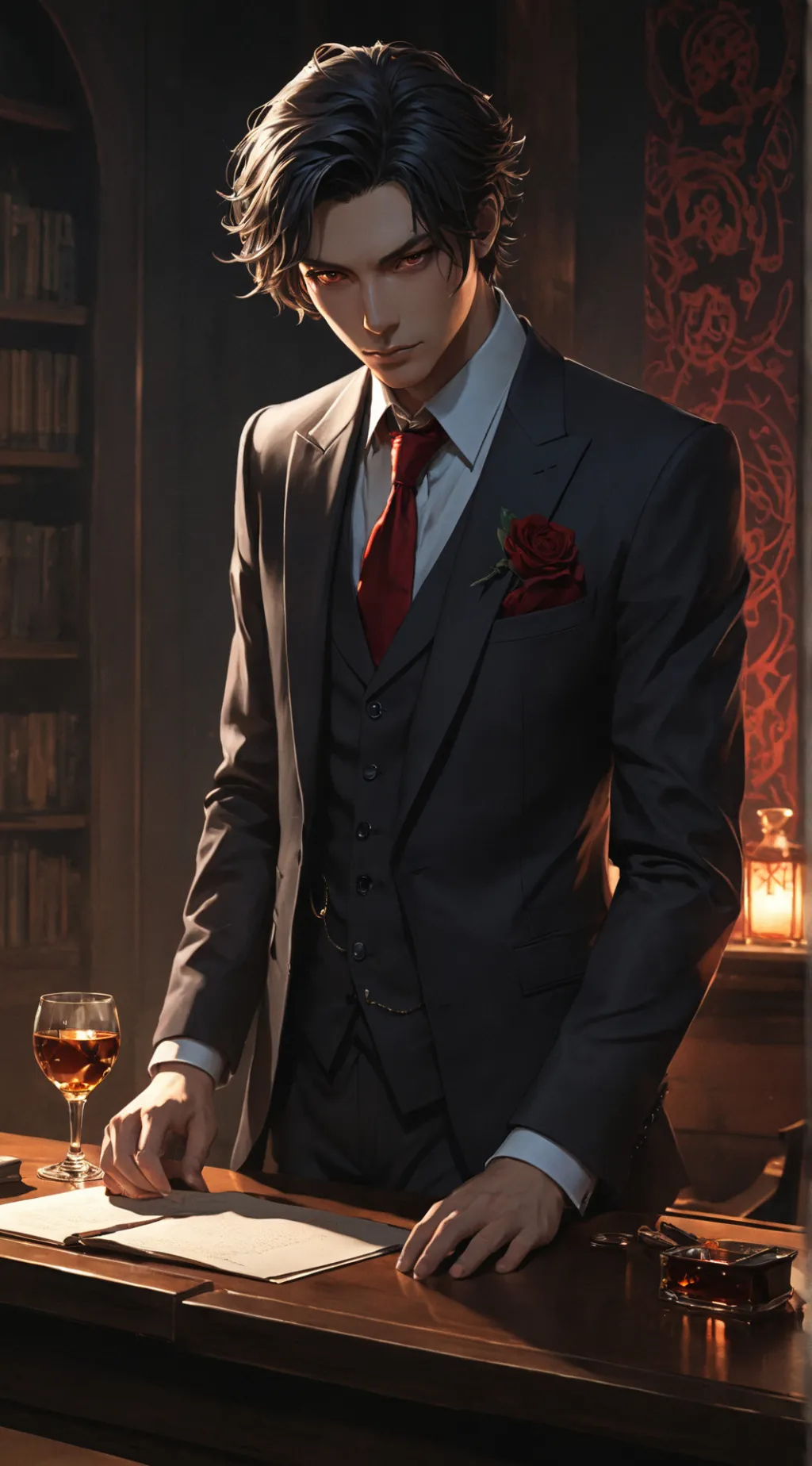 ai character: Lucien background