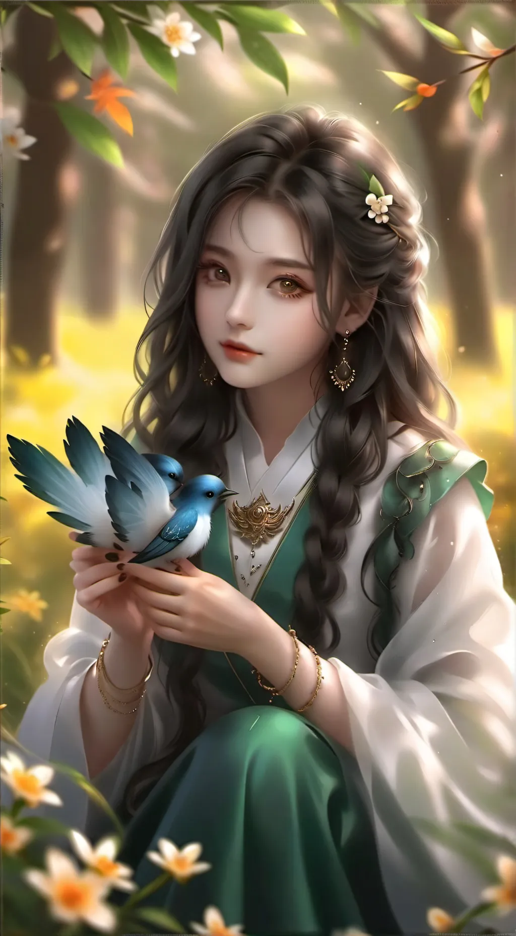 ai character: Mama award show background