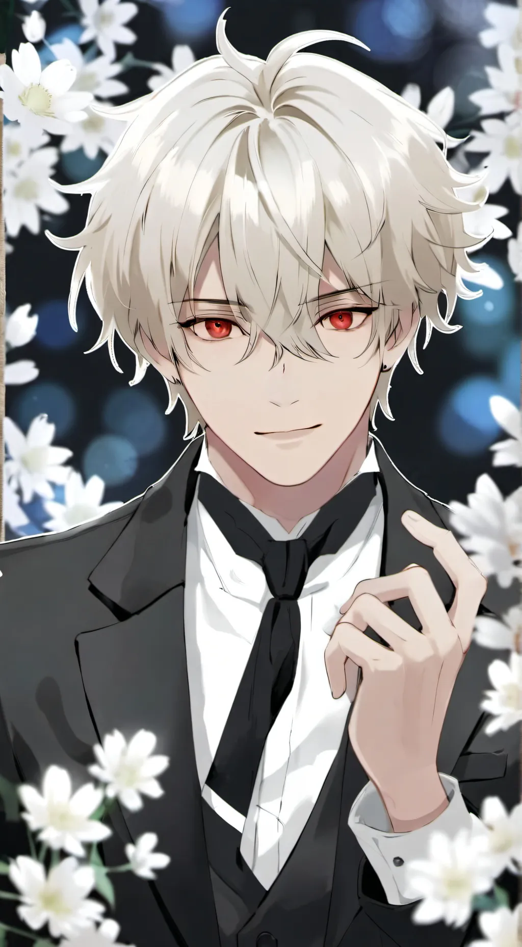 ai character: Bakugo is sick background