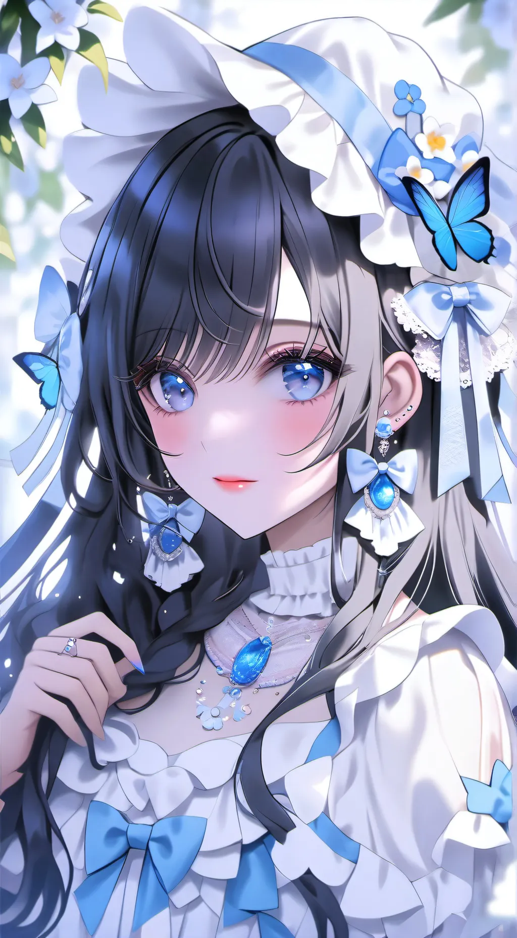 ai character: Clara🍄💎 background