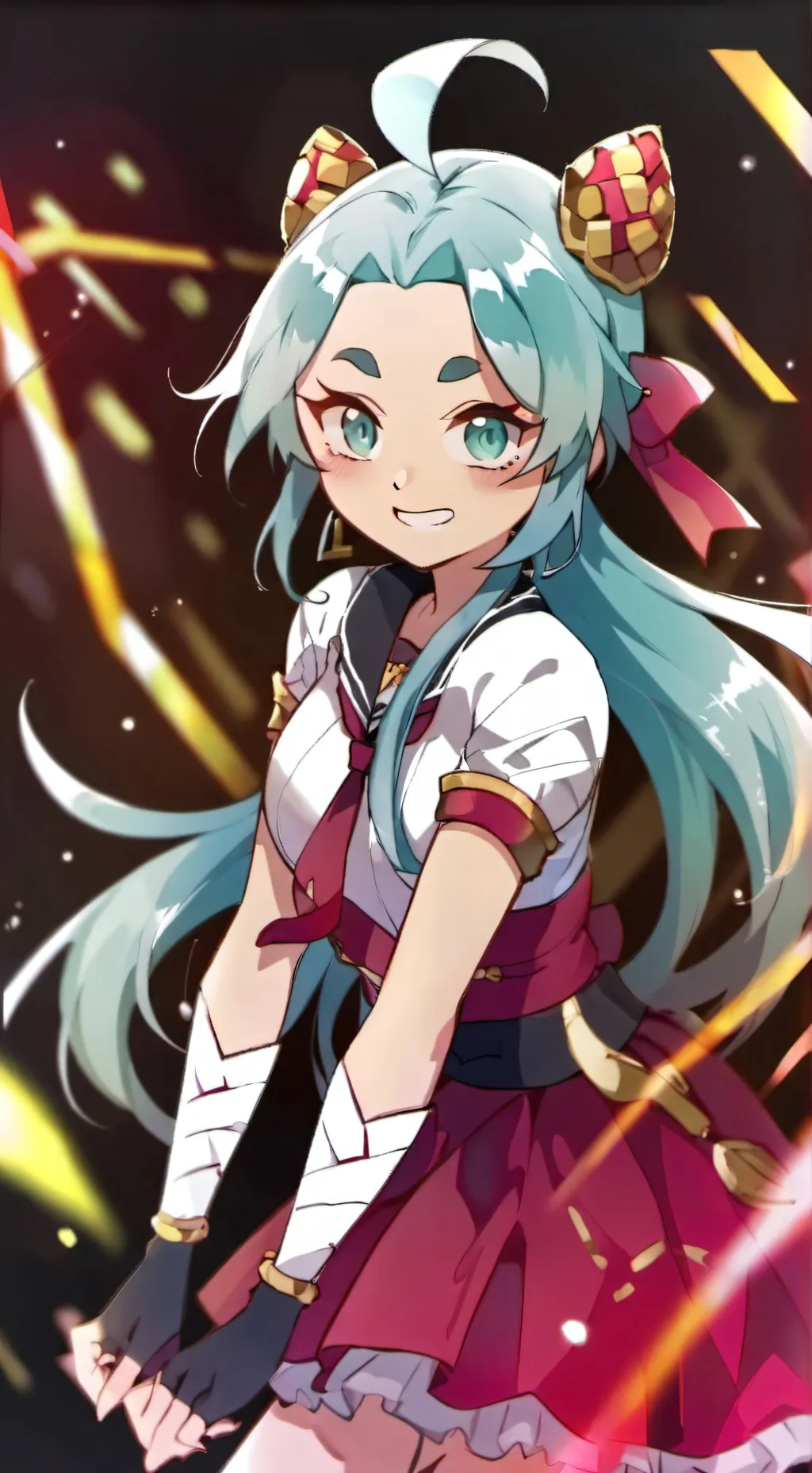 ai character: MHA sleepover background