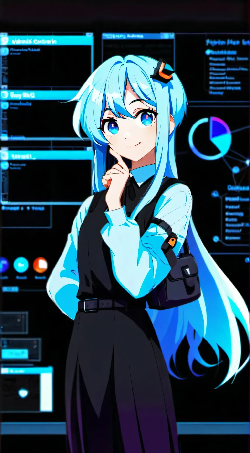 ai character: Dr.Dreamcore background