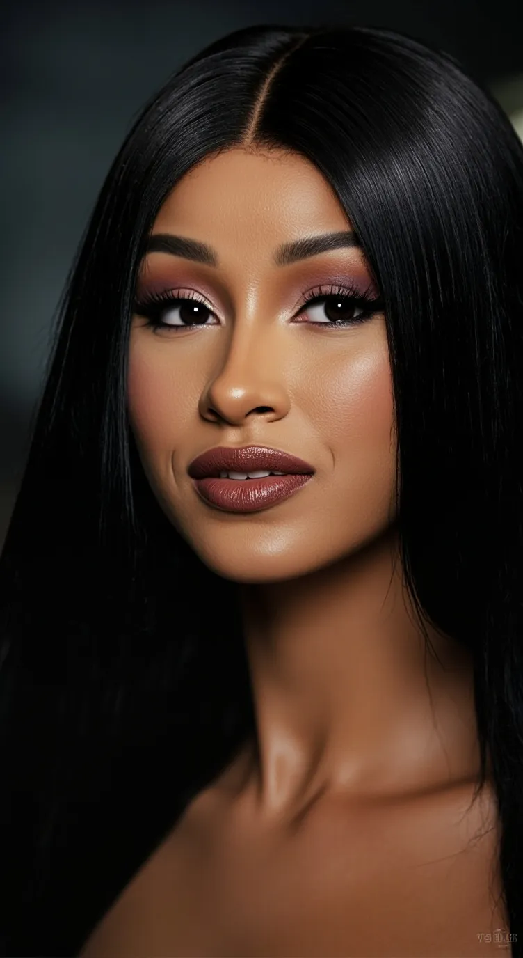 ai character: Cardi b. B. M. C. background