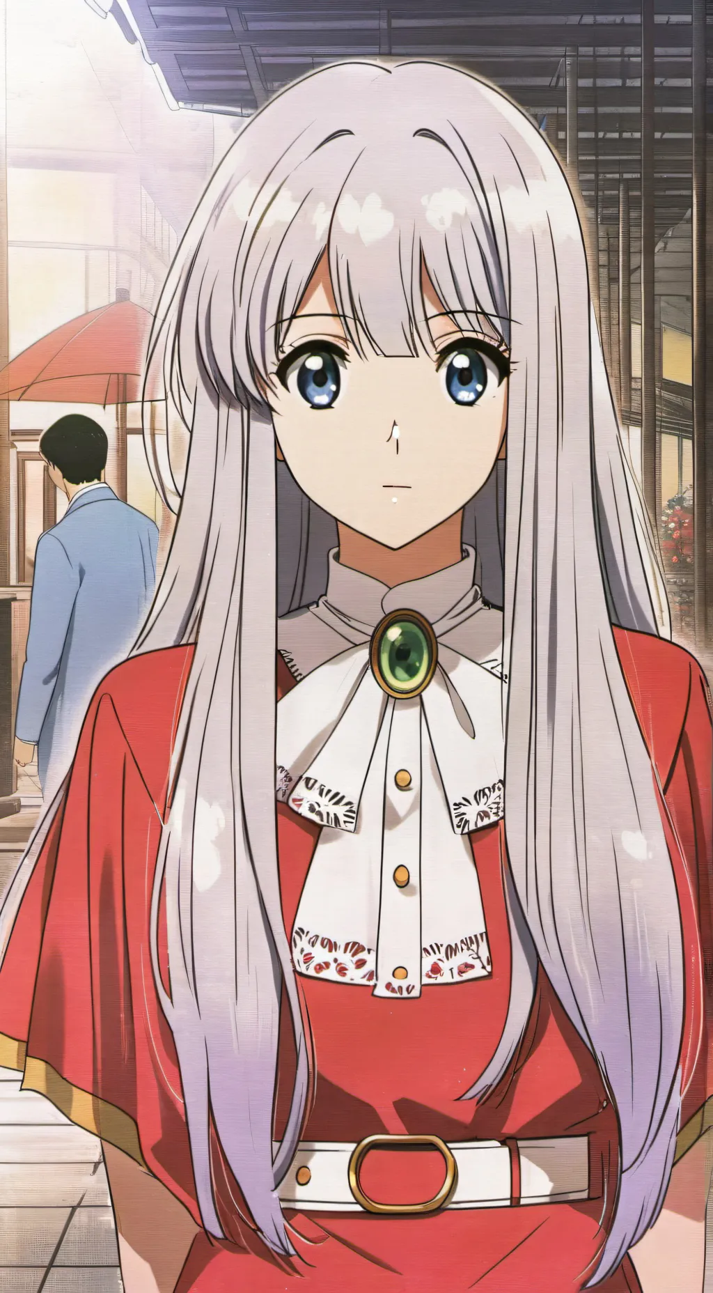 ai character: MHAAAAAA background