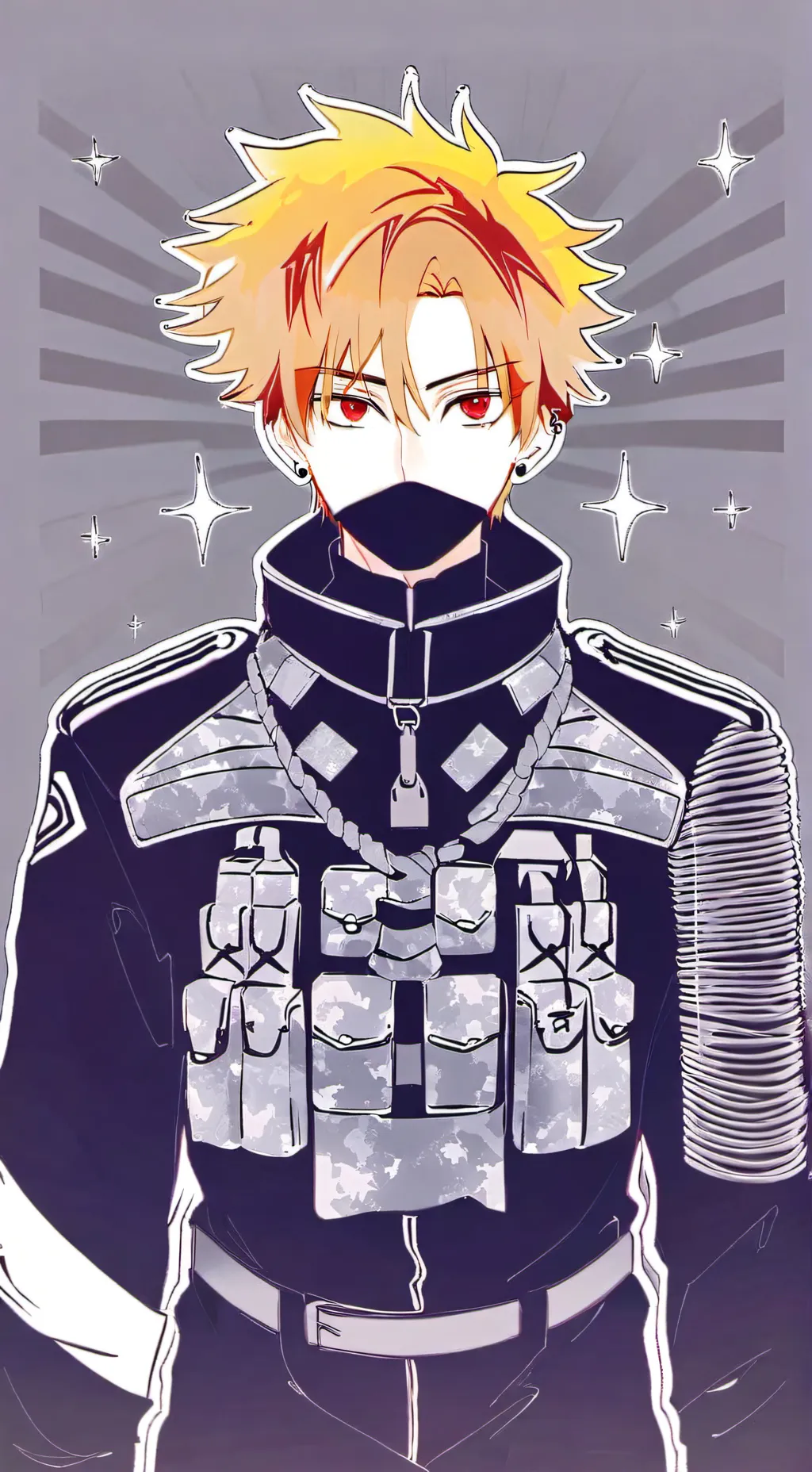 ai character: MHA X IAM background
