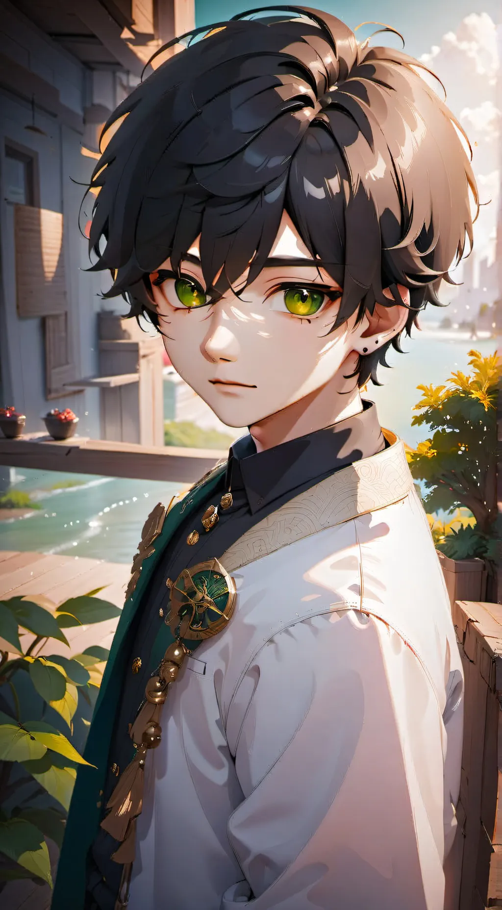 ai character: Tiny background
