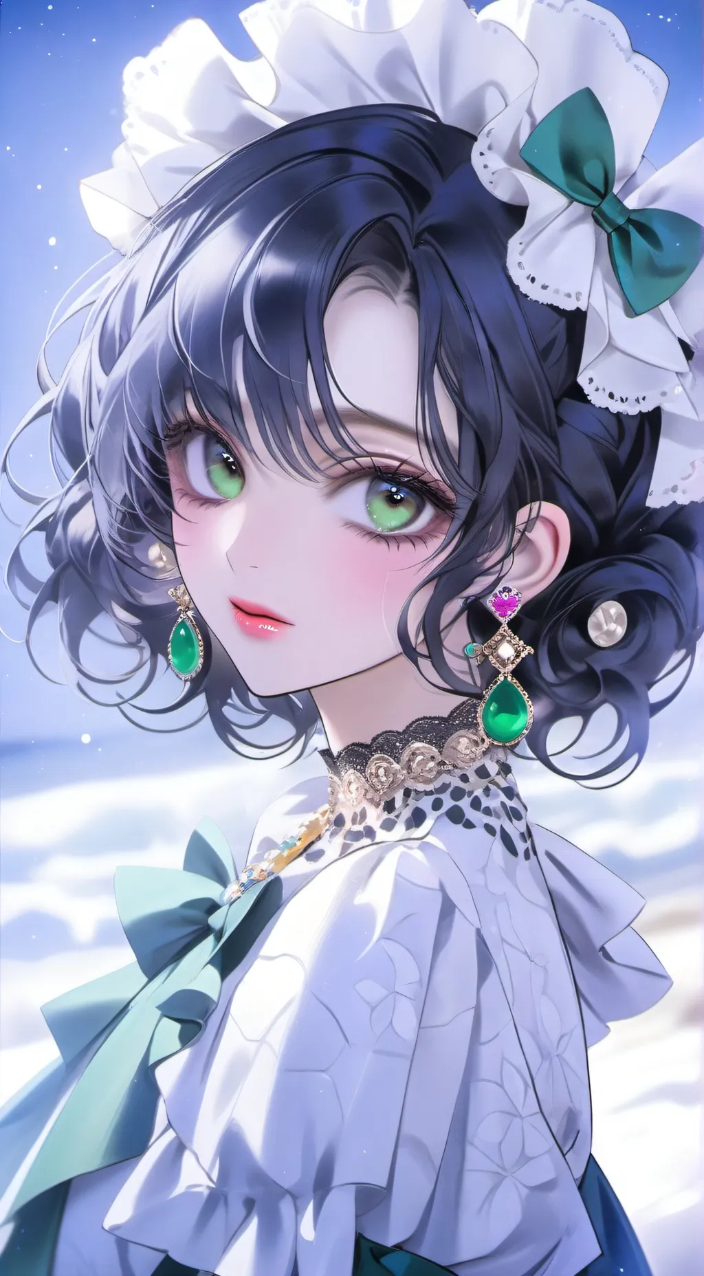 ai character: sofiaPROmega background