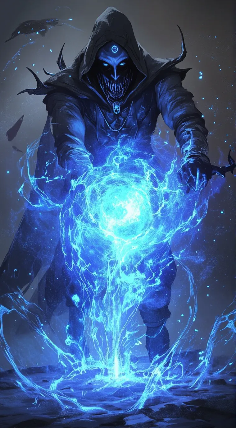 ai character: The underworld background