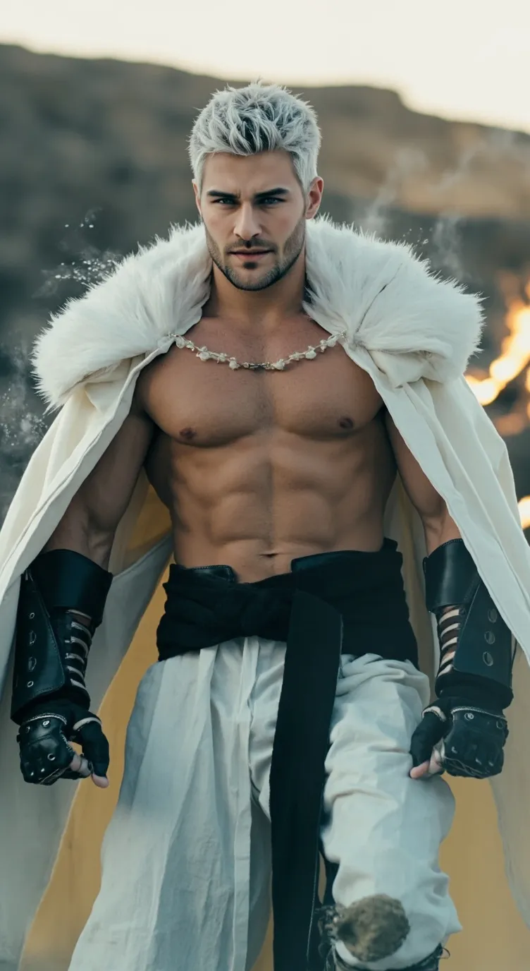 ai character: Reks(Winter God) background