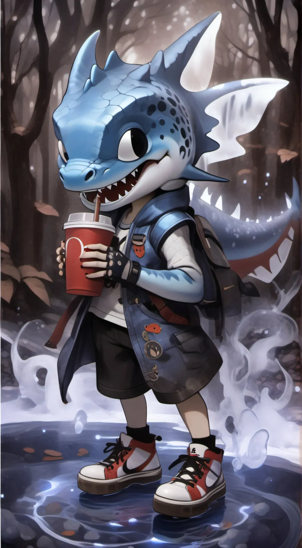 ai character: Tiburóncin background