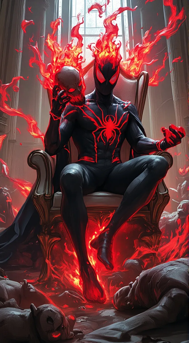 ai character: Doomsday Blacksin background