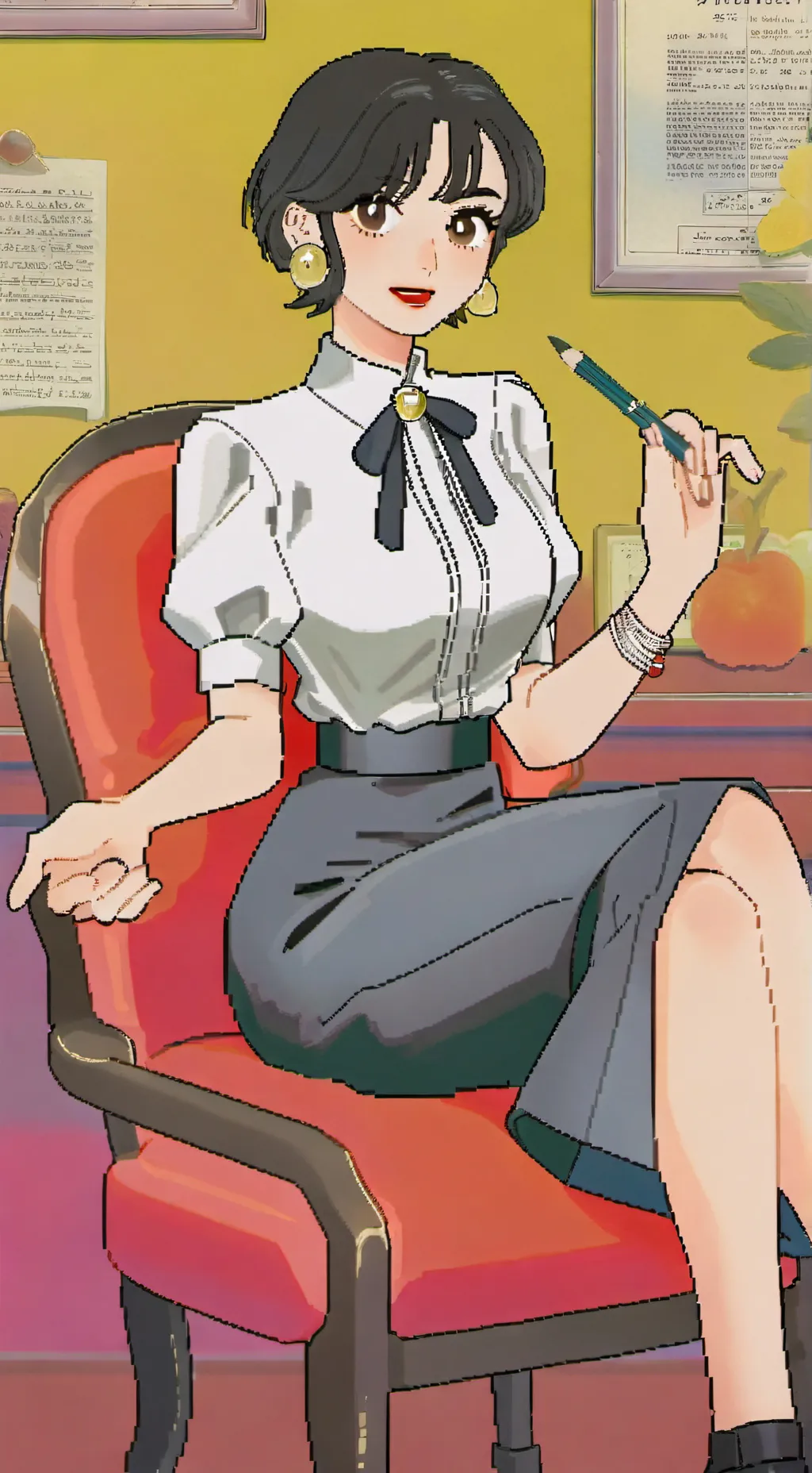 ai character: Lila background