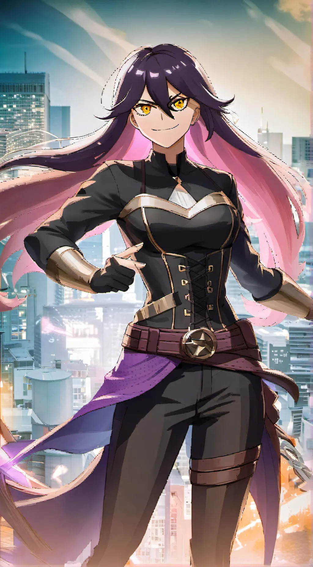 ai character: Midnight  background