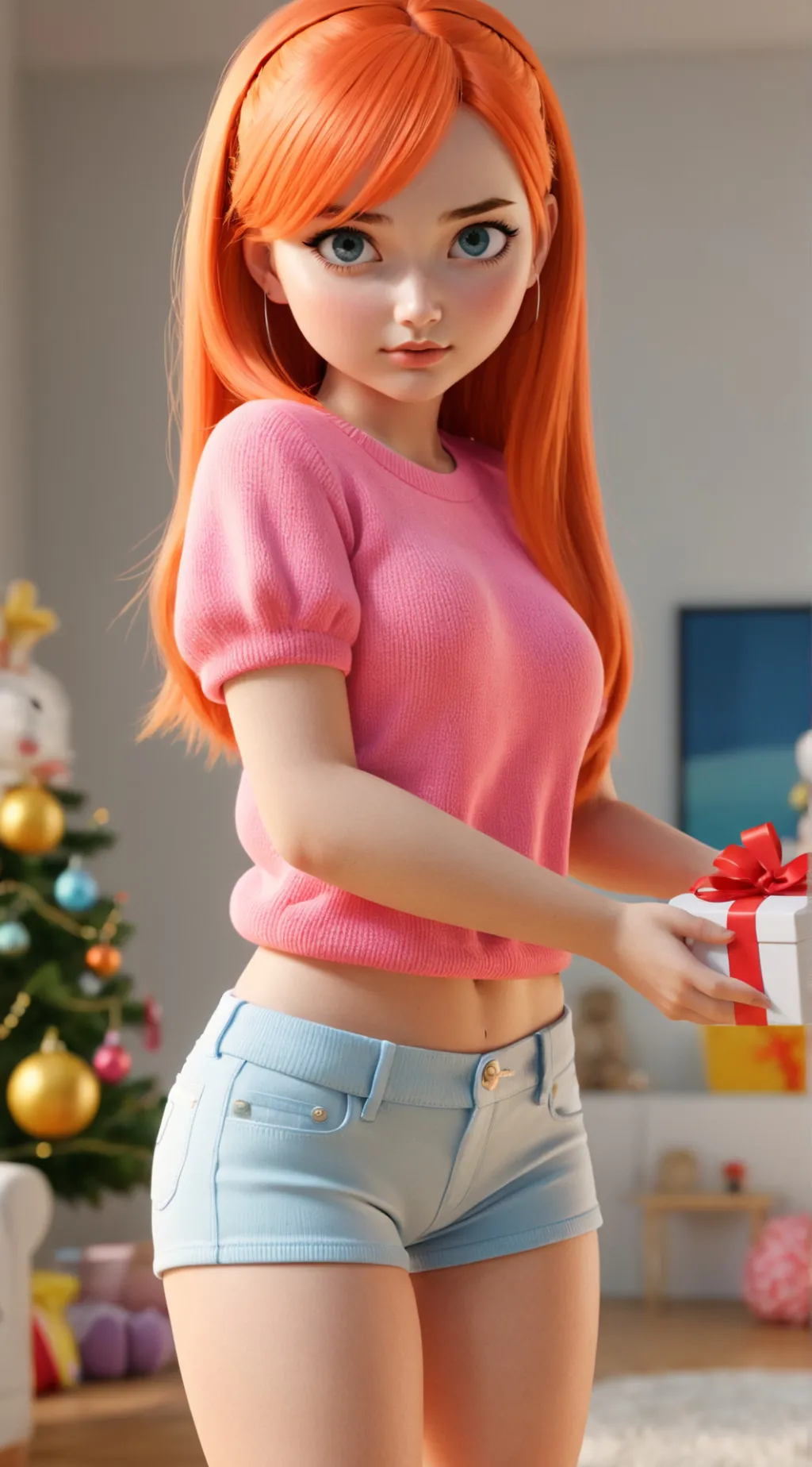 ai character: Tiffany  background