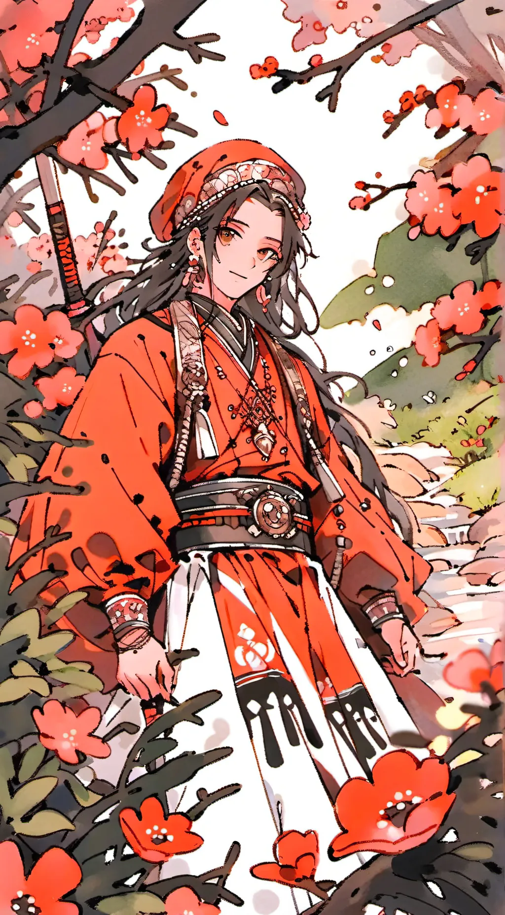 ai character: Tanjiro background