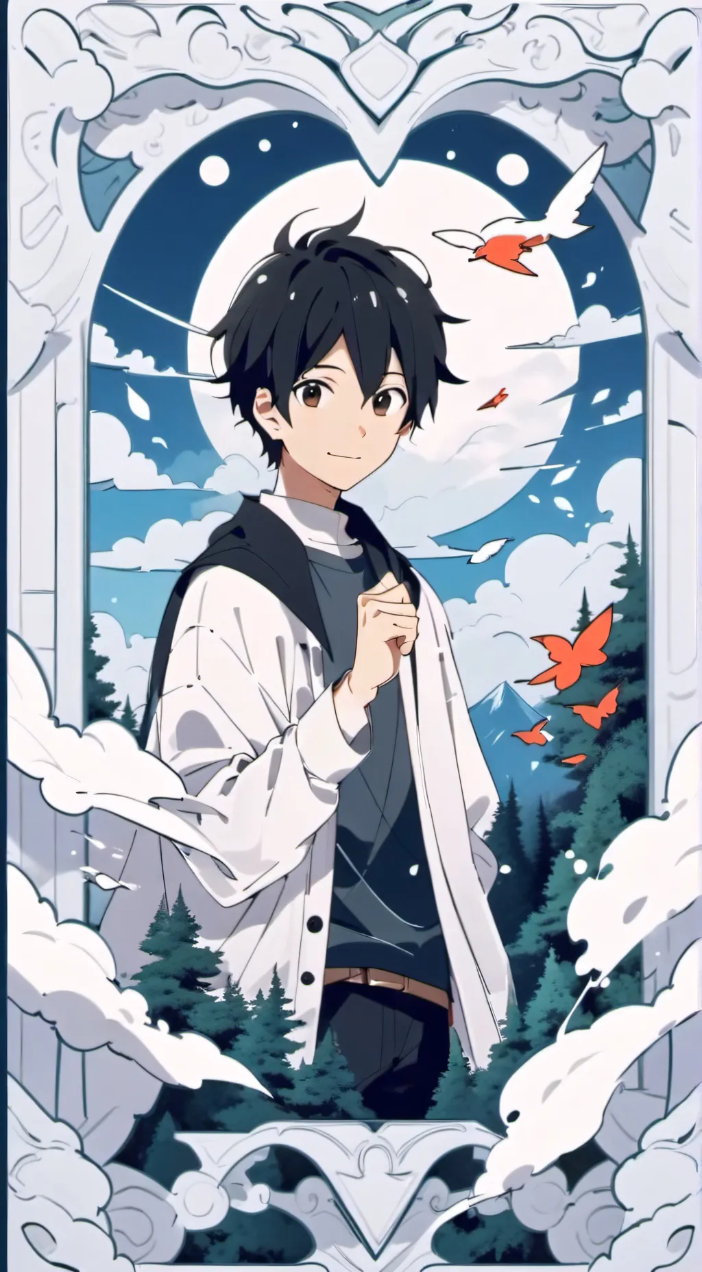 ai character: •Shouta Kazehaya• background