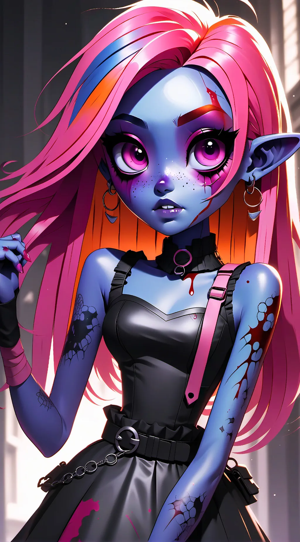 ai character: queen  background