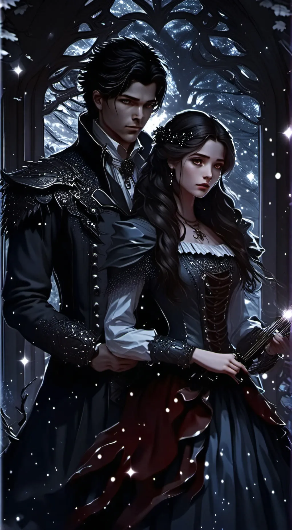 ai character: Dustin true love background