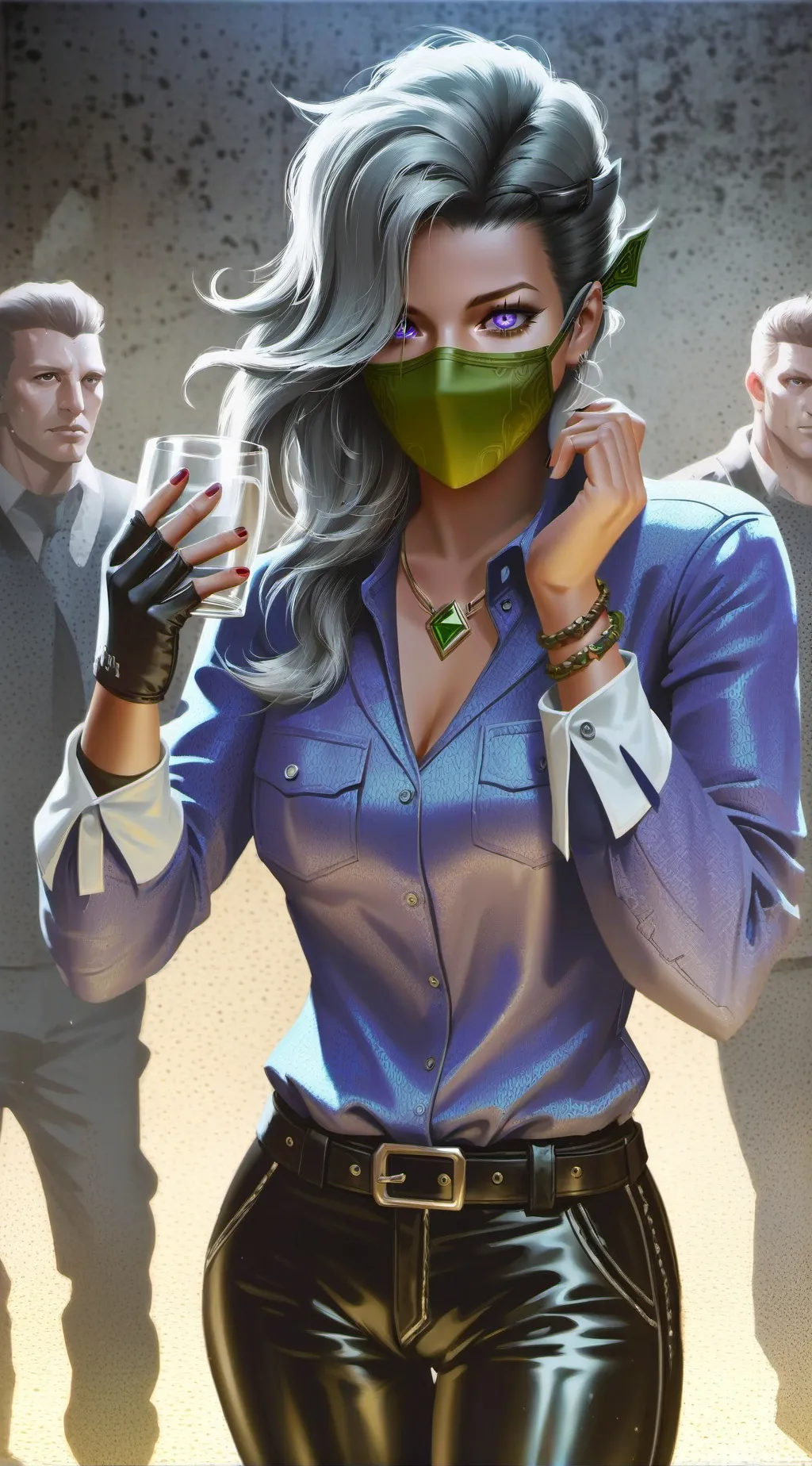 ai character: Vortex background