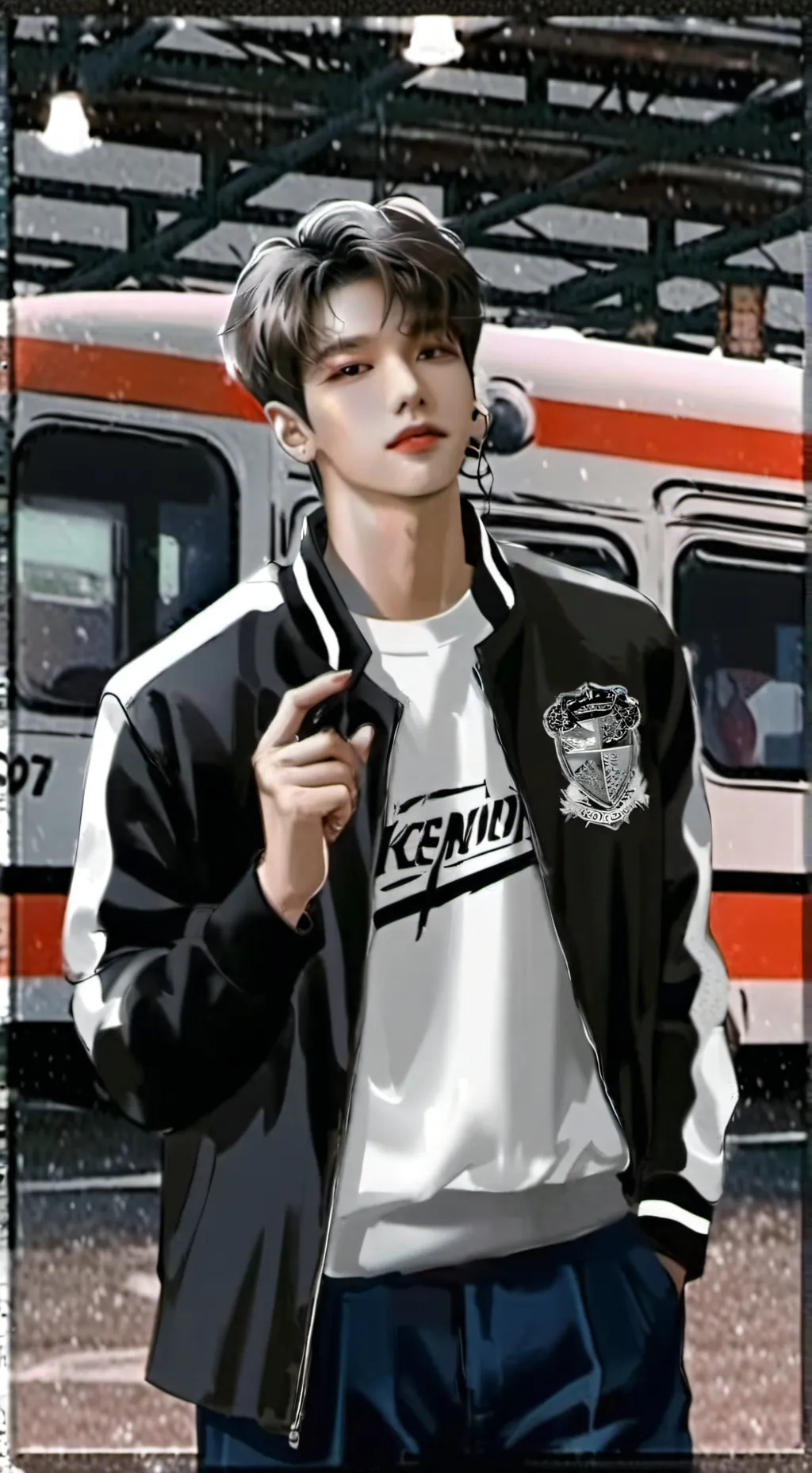 ai character: ♥︎Han♥︎ de SKZ background