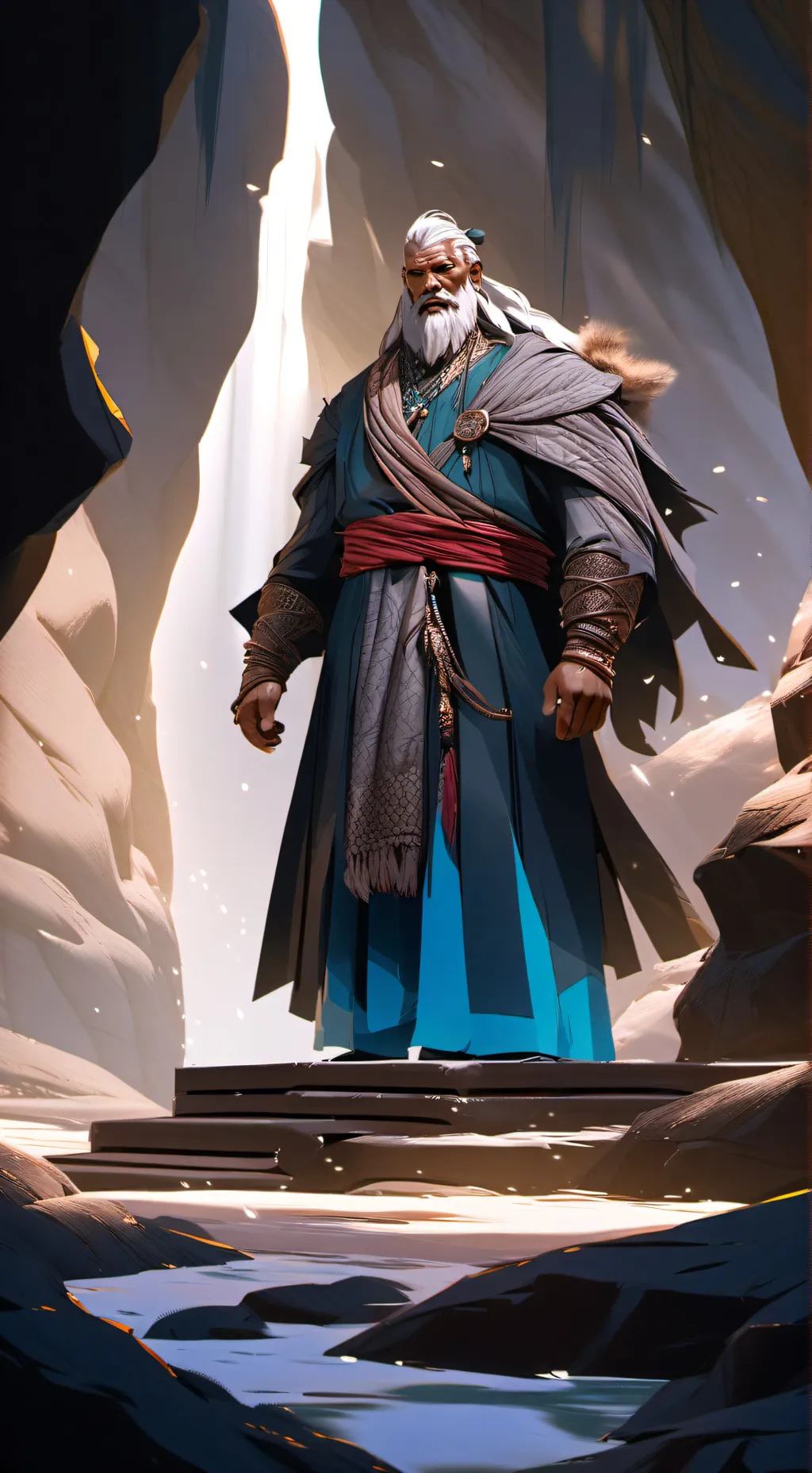 ai character: Traveler king background