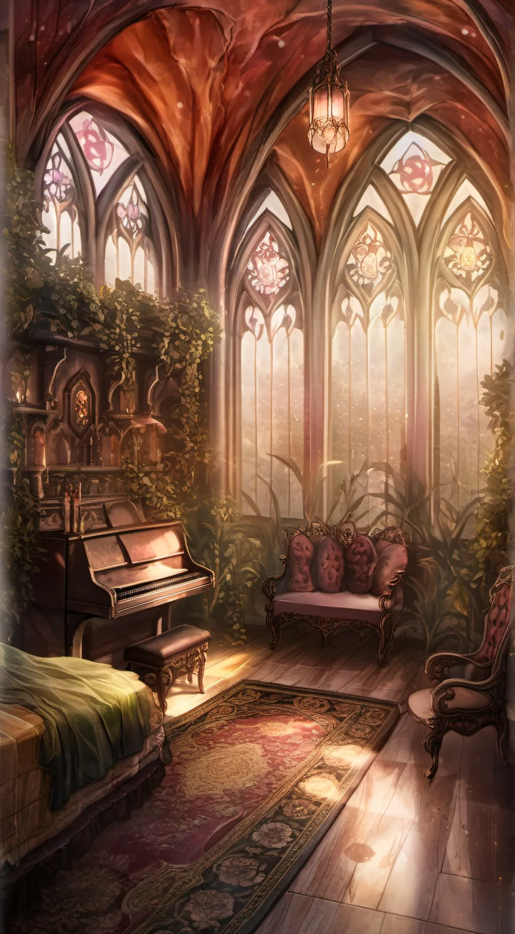 ai character: Sprunki sleepover background
