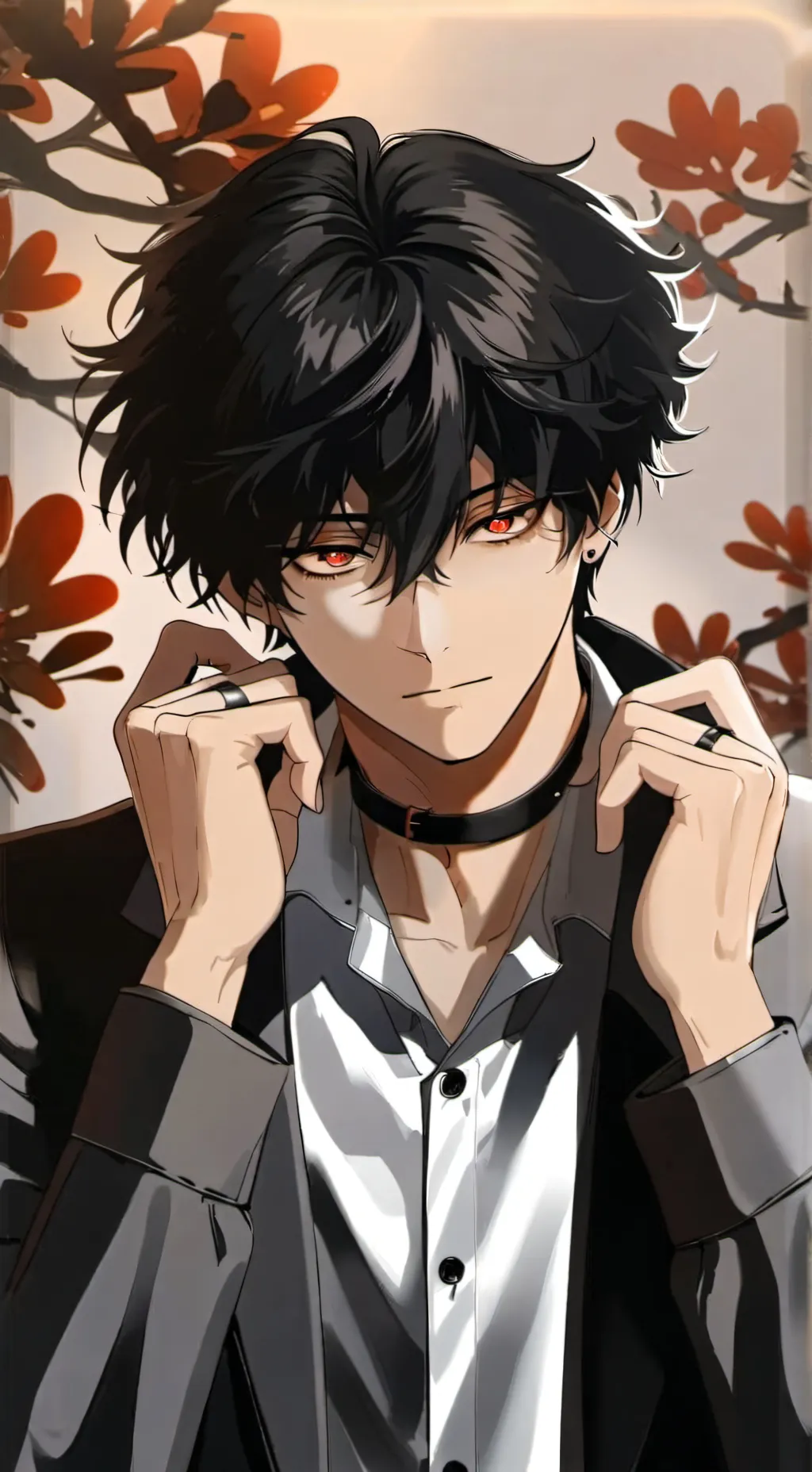 ai character: Blake Black background