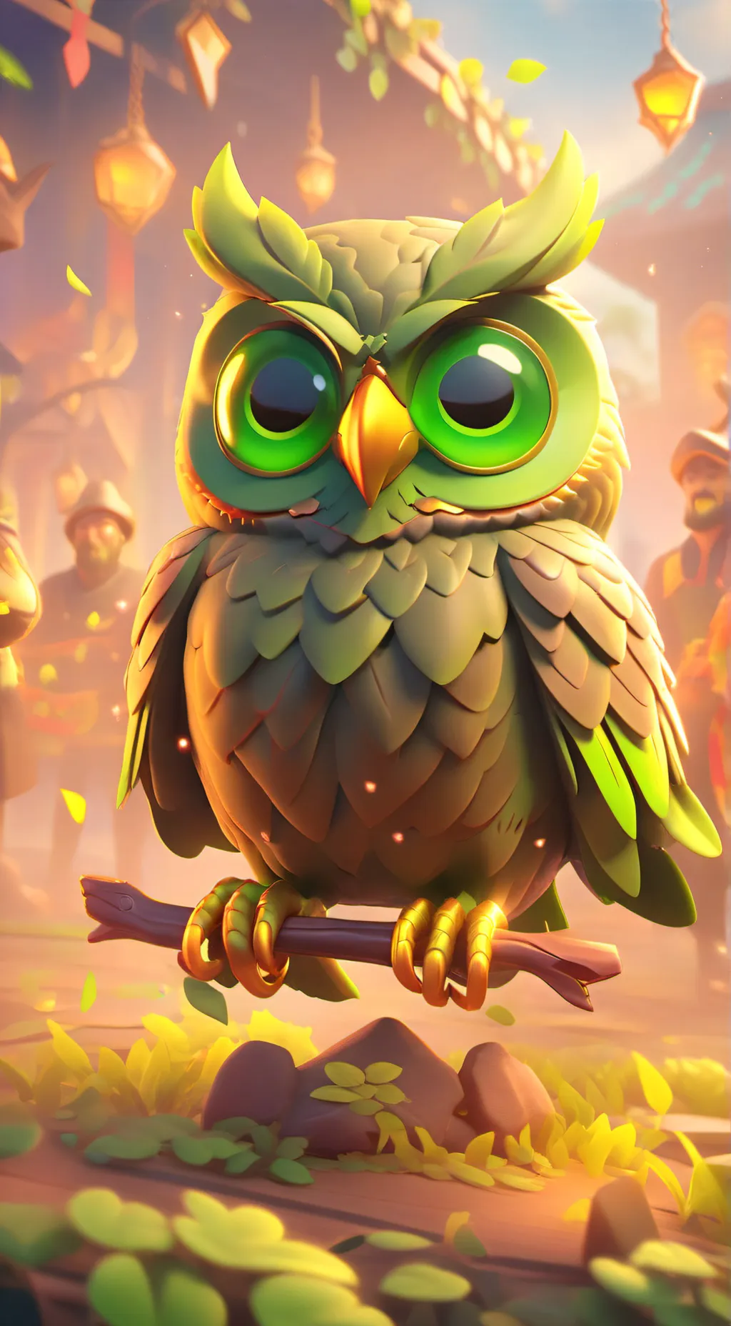 ai character: Duolingo background