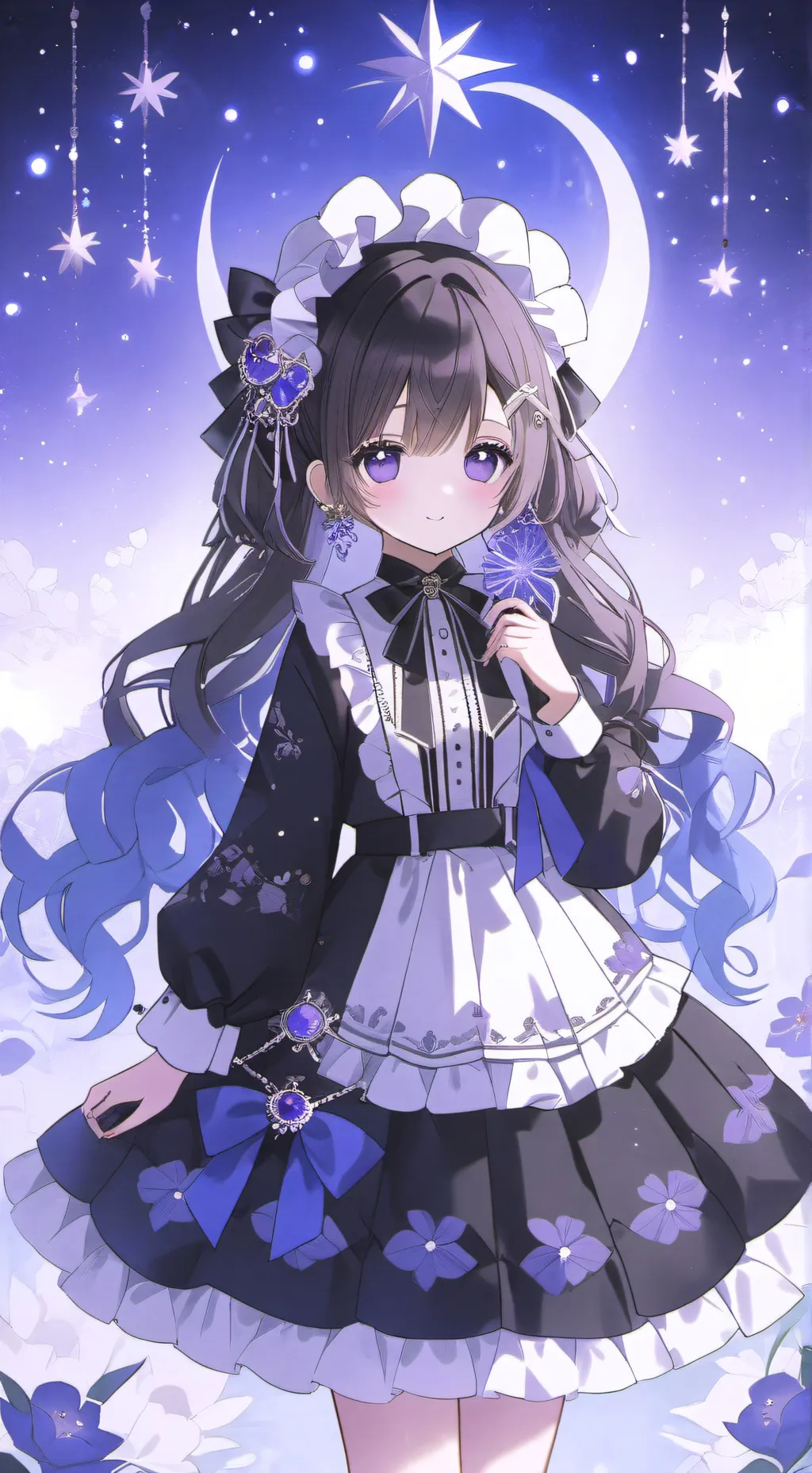 ai character: lovely background