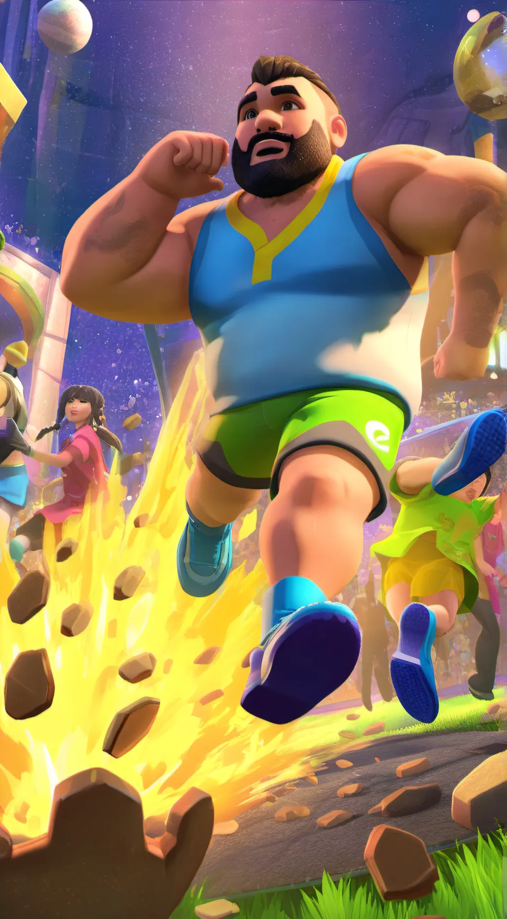 ai character: Caseoh background