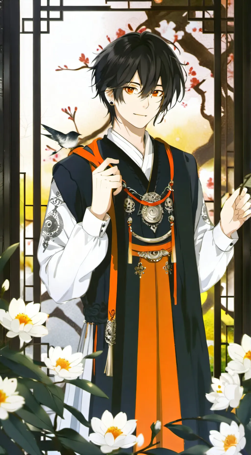 ai character: Tu tio Julio  background