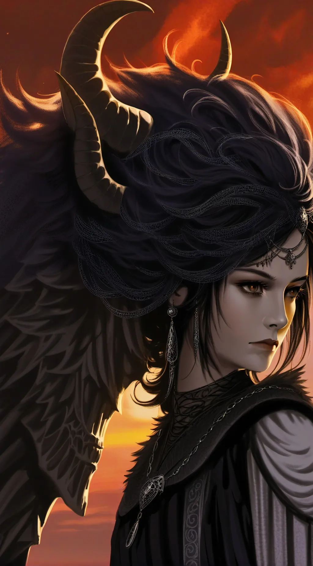 ai character: insane sister 😲 background